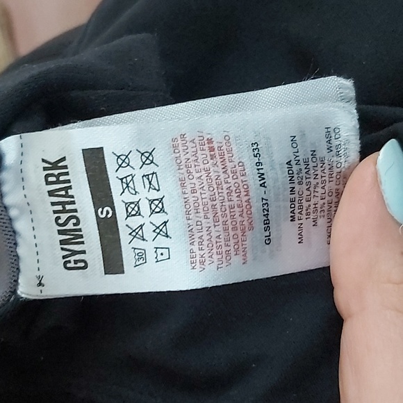 Gymshark Solo Sports Bra in Black Size Small - Picture 4 of 5